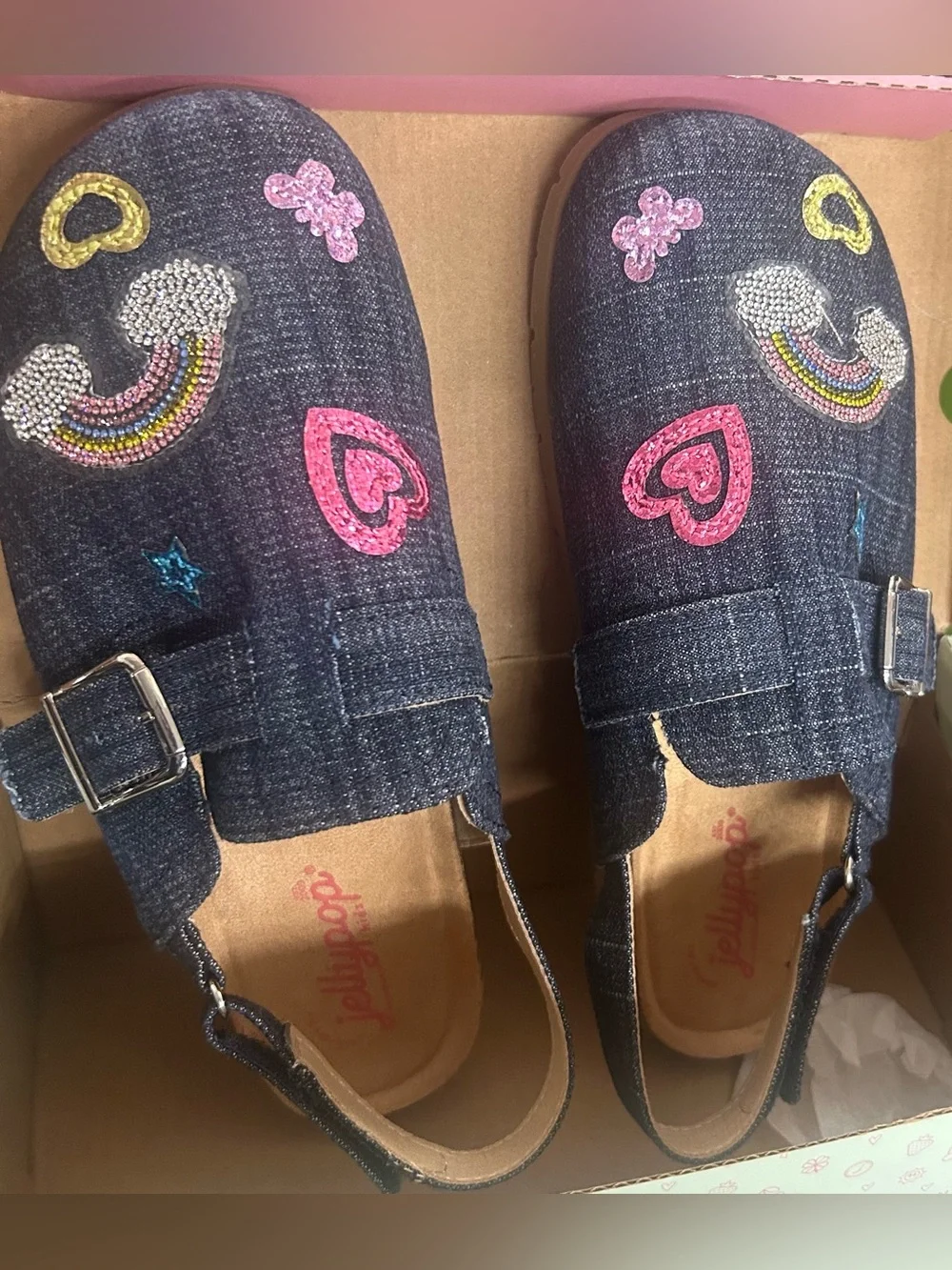 Big Kids Girls Umiki Denim Clogs